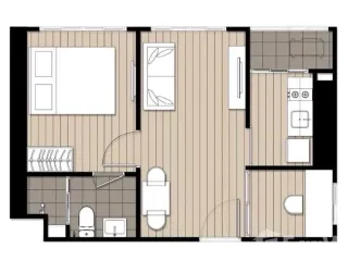 Wohnung zum Kauf und zur Miete mit 1 Zimmer in Chom Thong, Bangkok