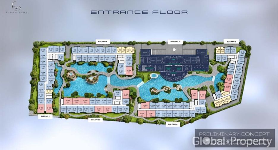 À vendre 1 chambre condo à Jomtien, Pattaya