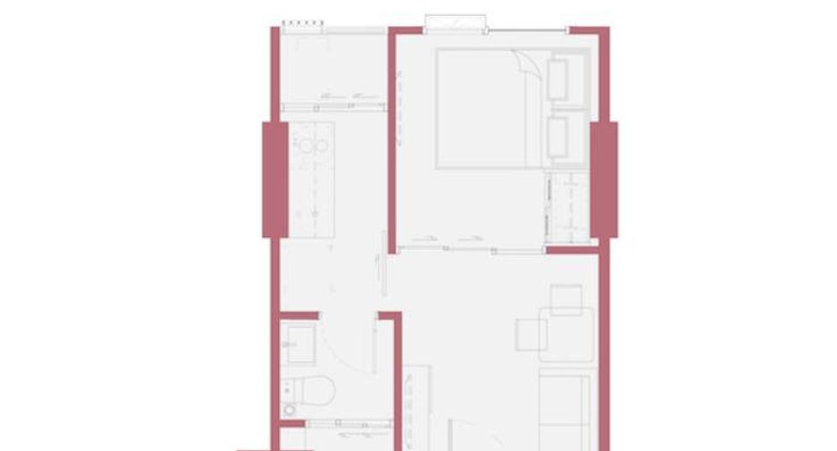 Wohnung zum Kauf mit 1 Zimmer in Chatuchak, Bangkok