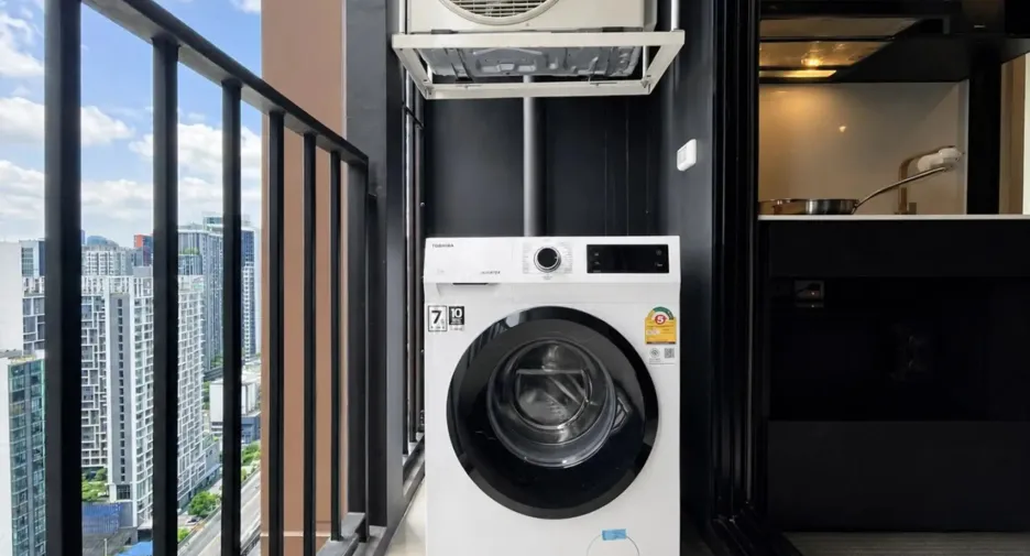 For rent 1 bed condo in Huai Khwang, Bangkok