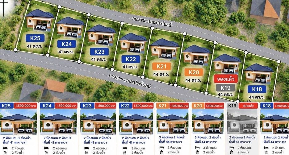For sale 2 bedrooms house in Doi Saket, Chiang Mai
