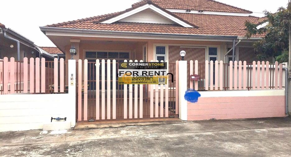 For rent 2 bedrooms house in Bang Lamung, Chonburi