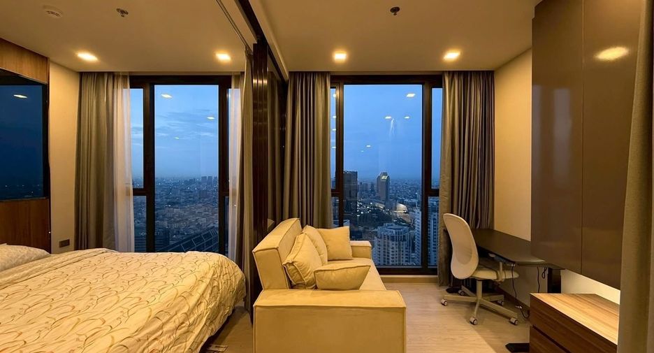 À louer 1 chambre condo à Huai Khwang, Bangkok