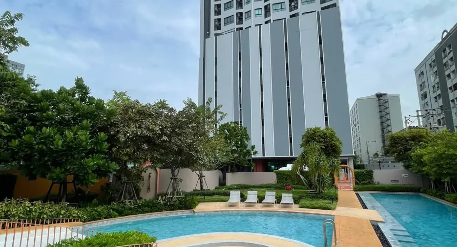 For rent studio condo in Bang Kapi, Bangkok