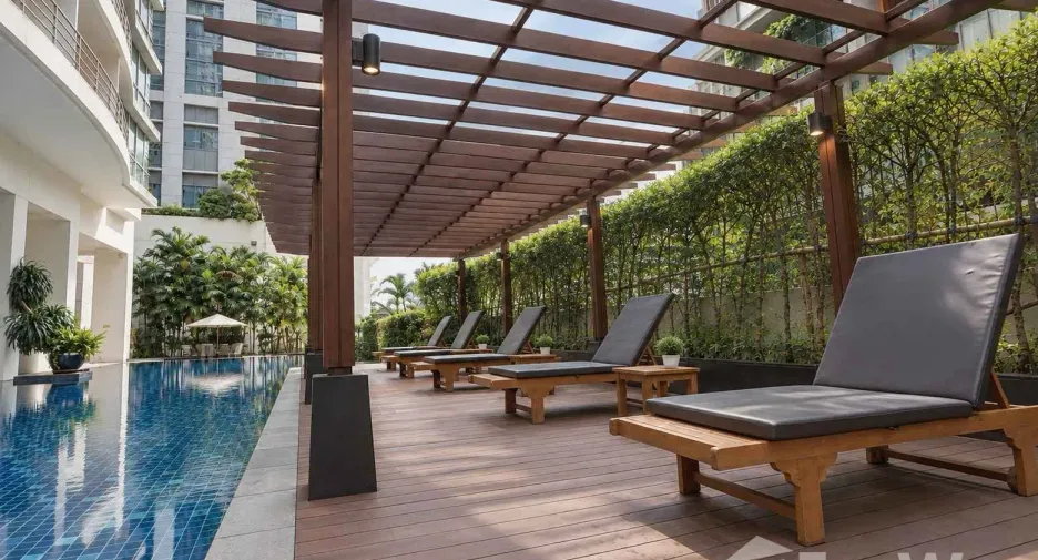 For rent studio condo in Pathum Wan, Bangkok