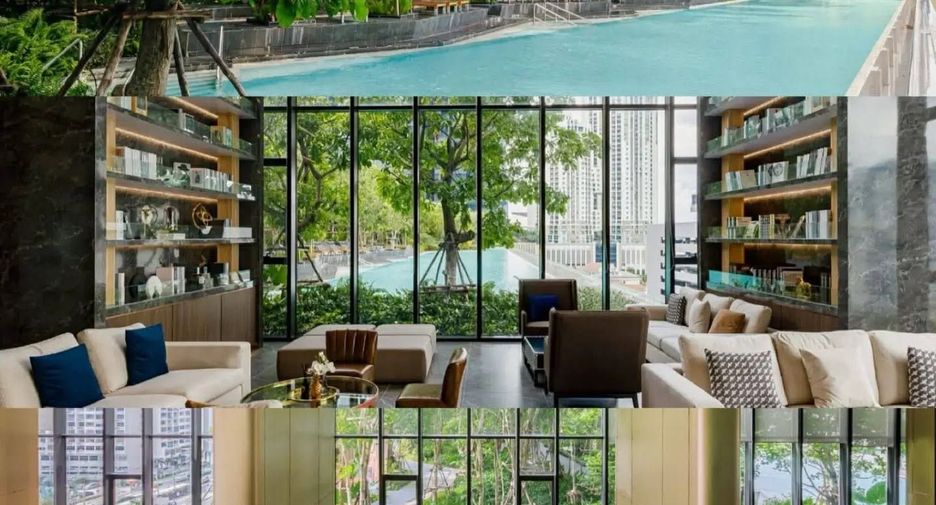 For rent 1 bed condo in Huai Khwang, Bangkok