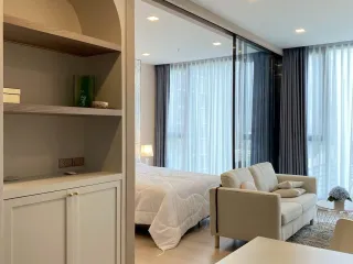 For rent 1 bed condo in Huai Khwang, Bangkok
