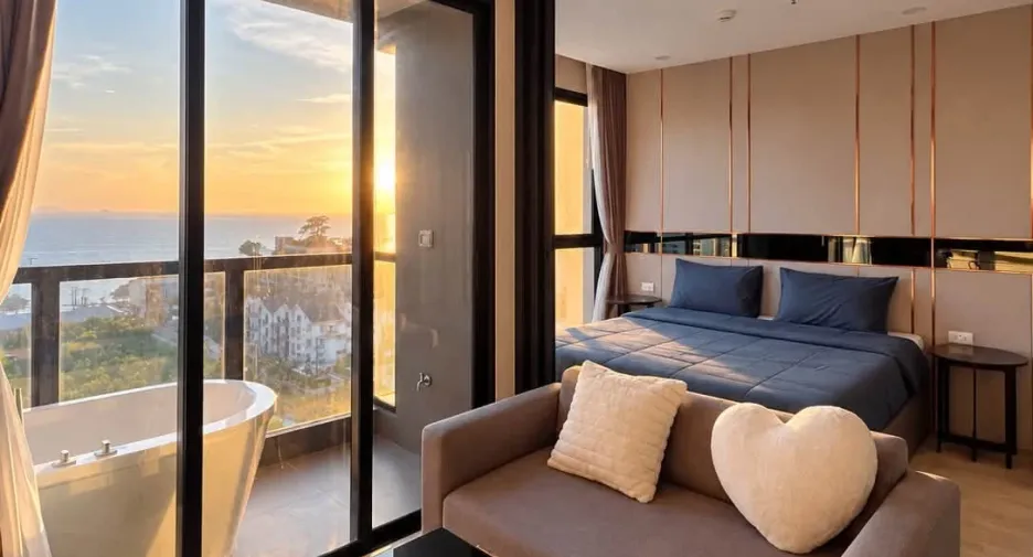 For rent 1 bed condo in Bang Lamung, Chonburi