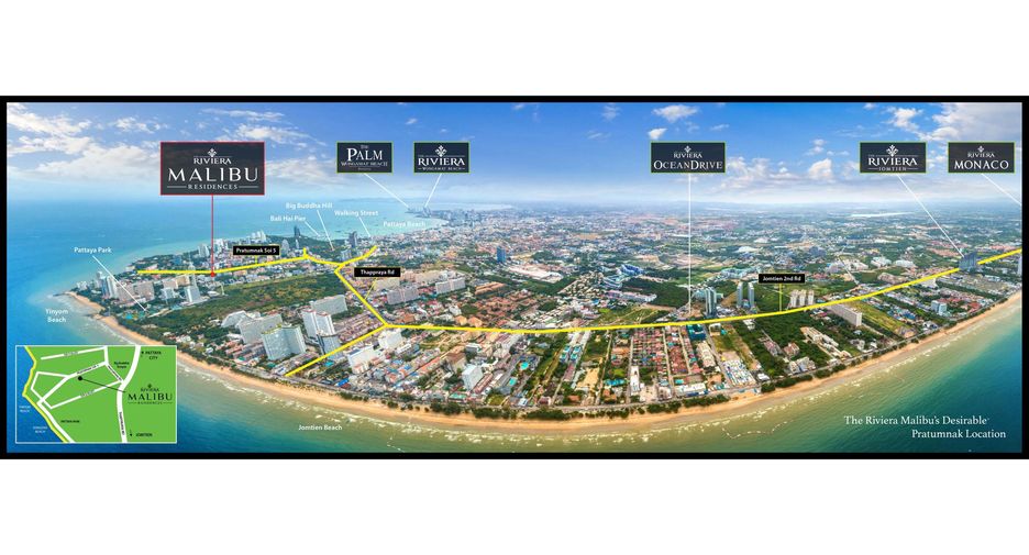 For sale 3 bedrooms condo in Bang Lamung, Chonburi