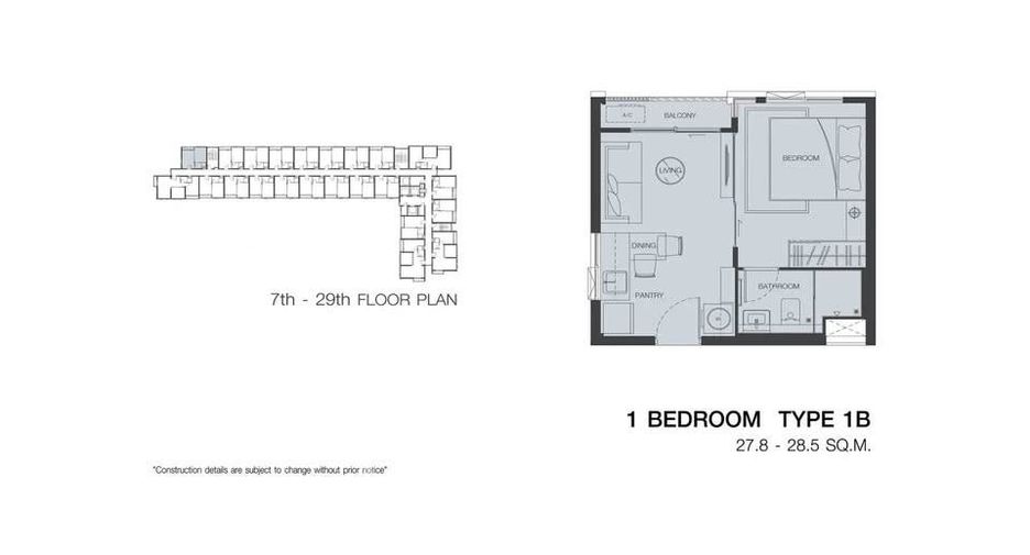 For sale 1 bed condo in Phasi Charoen, Bangkok