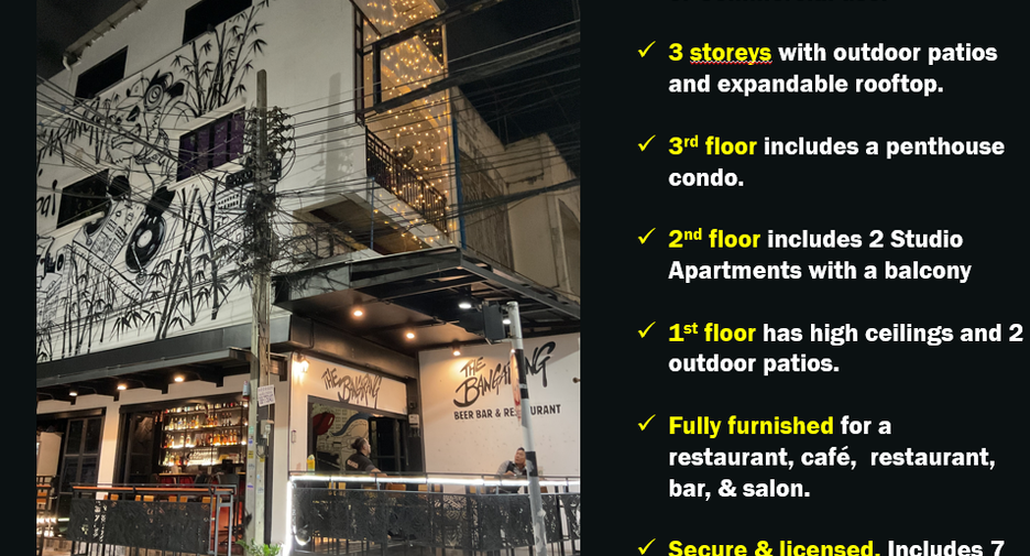 À vendre et à louer 5 chambres local commercial à Bang Lamung, Chonburi