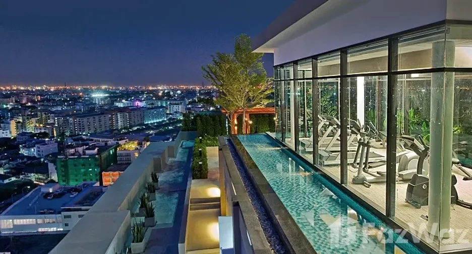 For rent 1 bed condo in Huai Khwang, Bangkok