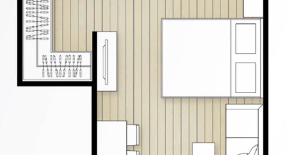 Wohnung zur Miete mit 1 Zimmer in Ratchathewi, Bangkok