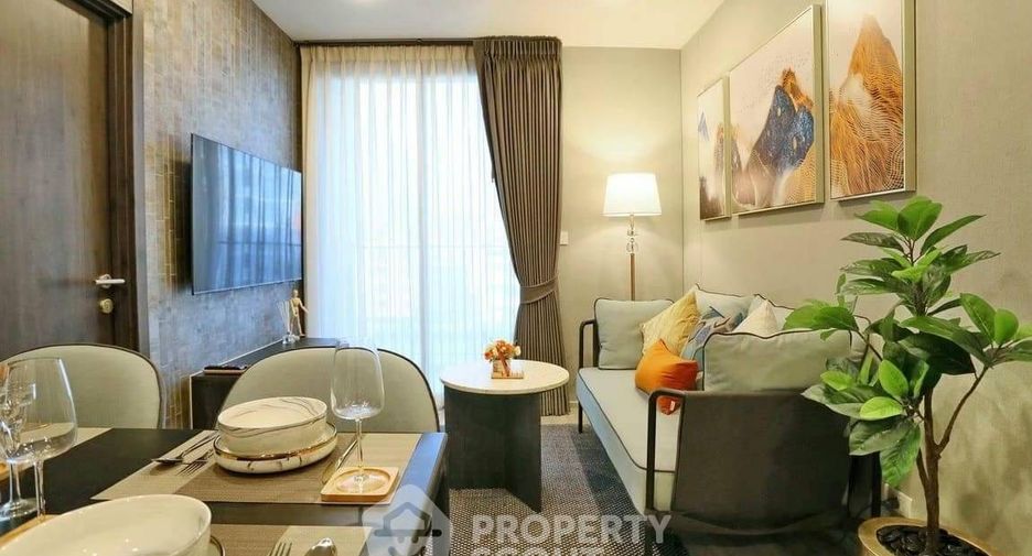 For rent 2 bedrooms condo in Huai Khwang, Bangkok