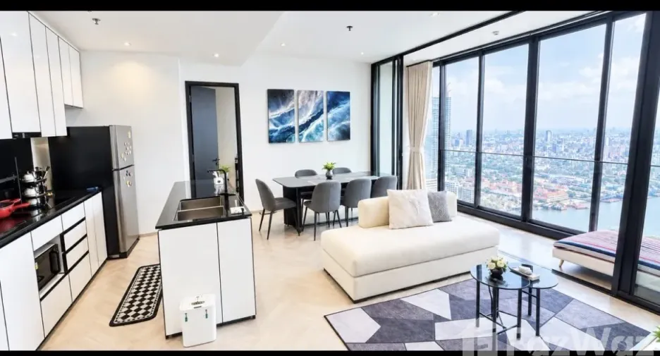 Wohnung zur Miete mit 2 Zimmer in Khlong San, Bangkok
