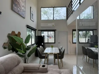 For rent 2 bedrooms townhouse in Bang Phli, Samut Prakan