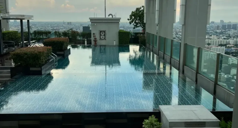 For rent 1 bed condo in Huai Khwang, Bangkok