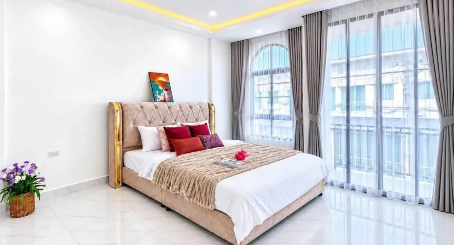 For rent 2 bedrooms townhouse in Bang Lamung, Chonburi