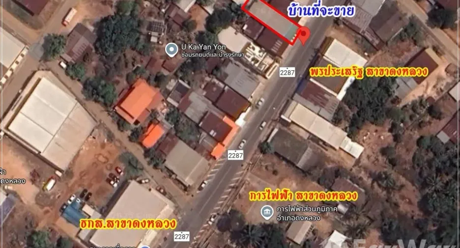 For sale and for rent 4 bedrooms house in Dong Luang, Mukdahan
