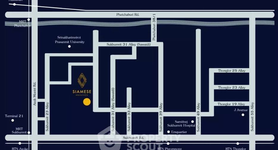 For rent and for sale 2 bedrooms condo in Watthana, Bangkok