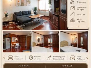 For rent 3 bedrooms condo in Yan Nawa, Bangkok