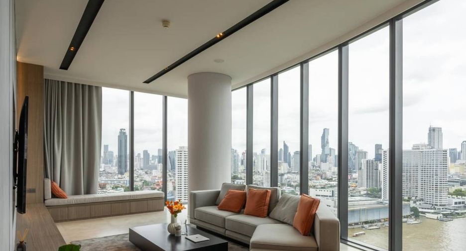 Wohnung zur Miete mit 2 Zimmer in Khlong San, Bangkok