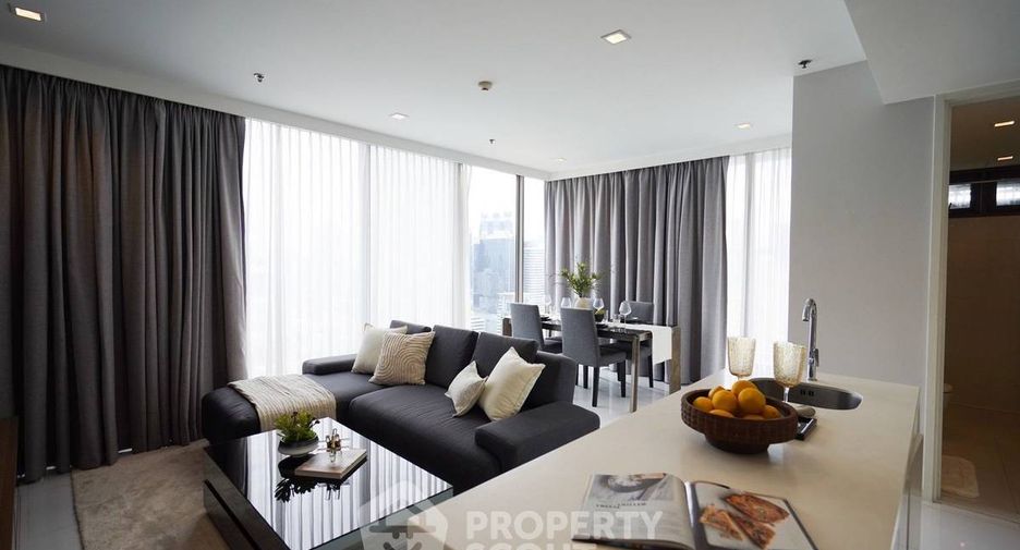 For rent 2 bedrooms condo in Sathon, Bangkok