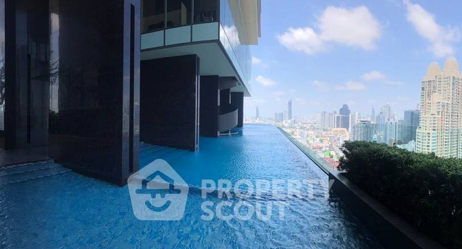 For rent 2 bedrooms condo in Sathon, Bangkok