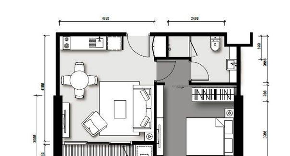 For rent 1 bed condo in Khlong Toei, Bangkok