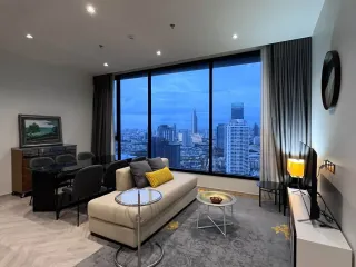For rent 2 bedrooms condo in Khlong San, Bangkok