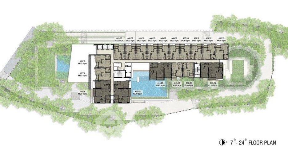 For rent 1 bed condo in Khlong Toei, Bangkok