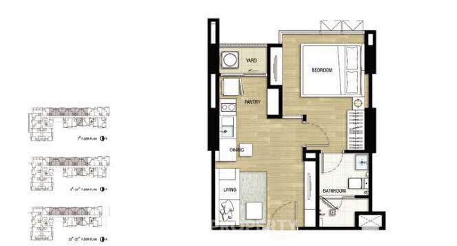 For rent 1 bed condo in Khlong Toei, Bangkok