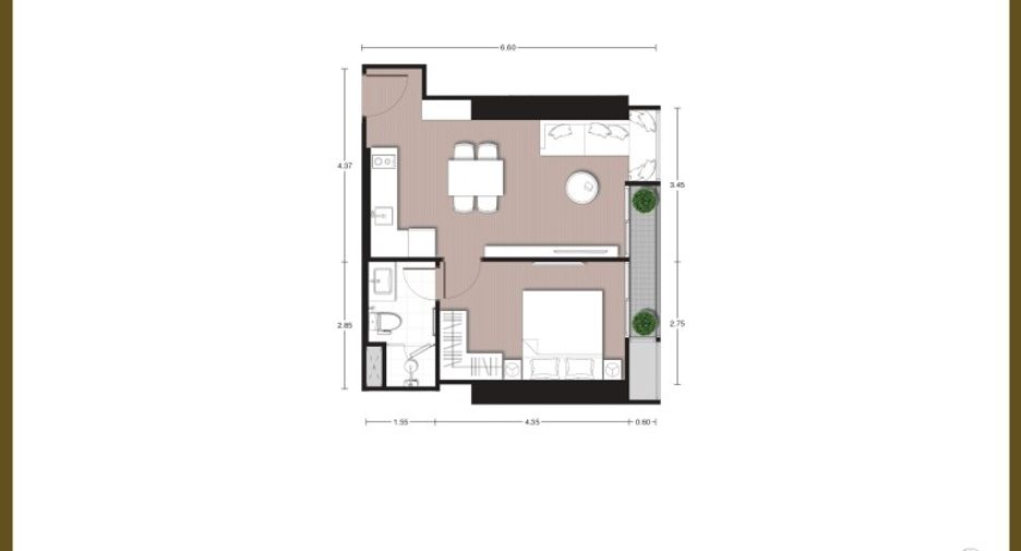 For sale 1 bed condo in Khlong Toei, Bangkok