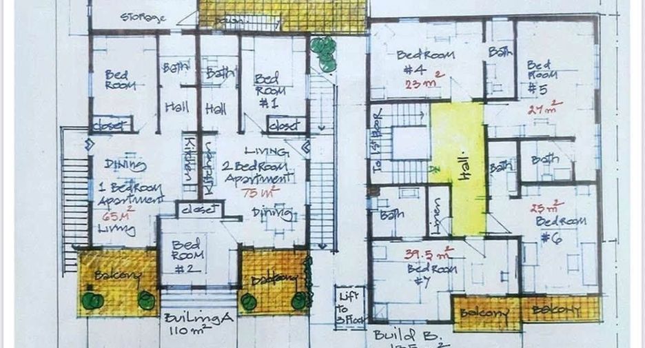 Gewerbefläche zum Kauf mit 9 Zimmer in Jomtien, Pattaya