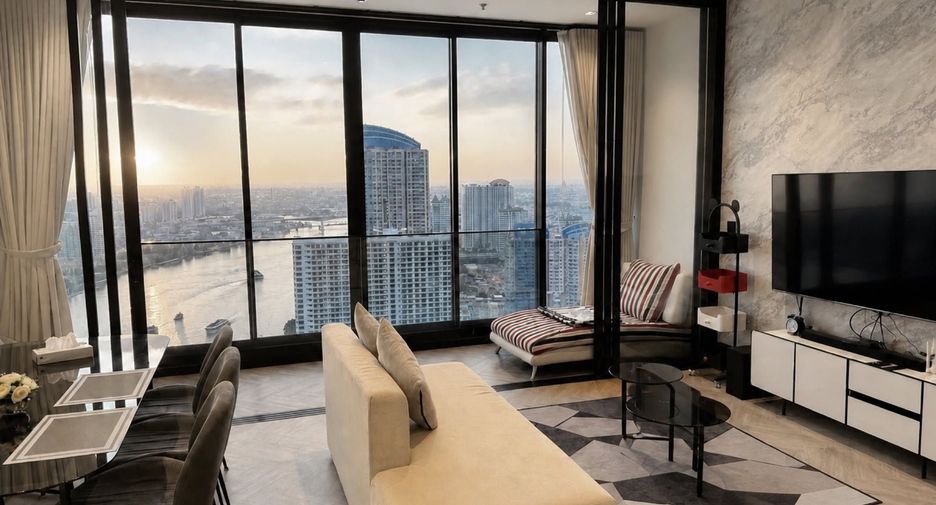 À vendre et à louer 2 chambres condo à Khlong San, Bangkok