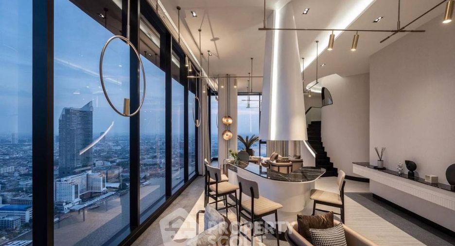 Condo en alquiler de 2 habitaciones en Khlong San, Bangkok