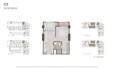 À vendre 1 chambre condo à Chom Thong, Bangkok