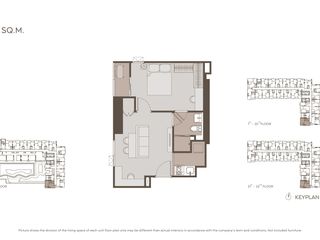 À vendre 1 chambre condo à Chom Thong, Bangkok