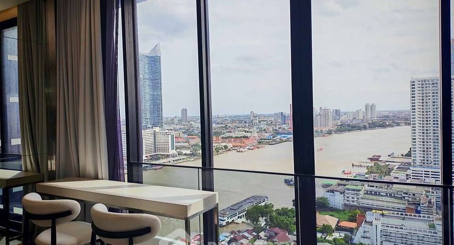 For rent 2 bedrooms condo in Khlong San, Bangkok