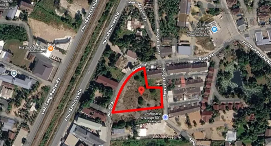 Terreno en alquiler en Bang Lamung, Chonburi