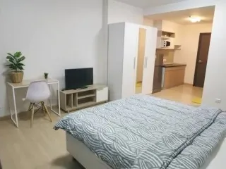 For rent studio condo in Huai Khwang, Bangkok