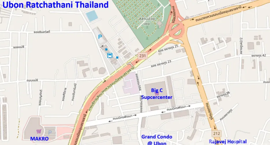 For sale 1 bed condo in Mueang Ubon Ratchathani, Ubon Ratchathani