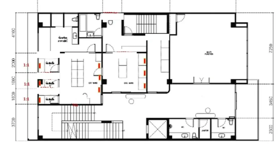For rent 9 ベッドルーム office in Prawet, Bangkok