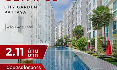 À vendre 1 chambre condo à Bang Lamung, Chonburi