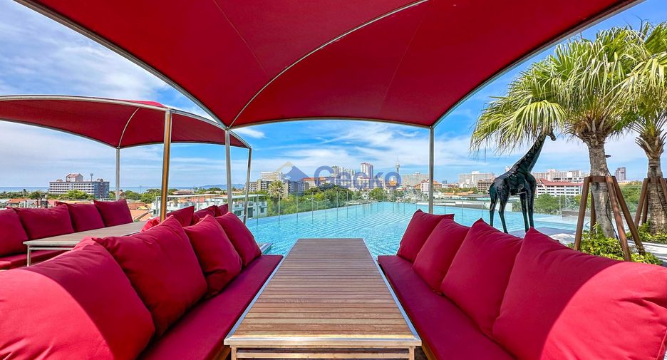 Condo en alquiler de 1 habitaciones en Jomtien, Pattaya