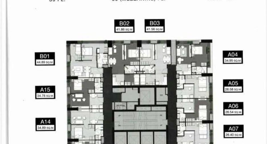 Wohnung zur Miete mit 1 Zimmer in Phaya Thai, Bangkok
