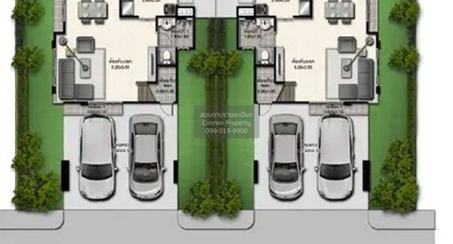 Casa en alquiler de 3 habitaciones en Sam Phran, Nakhon Pathom