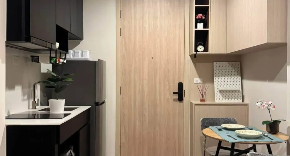 For rent 1 bed condo in Huai Khwang, Bangkok