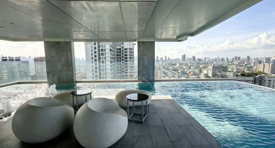 À louer studio condo à Huai Khwang, Bangkok