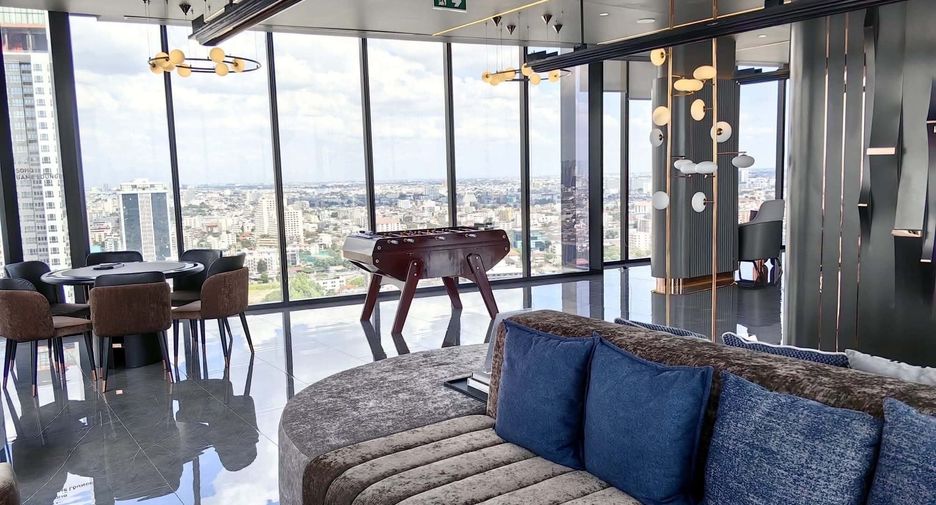 À louer studio condo à Huai Khwang, Bangkok